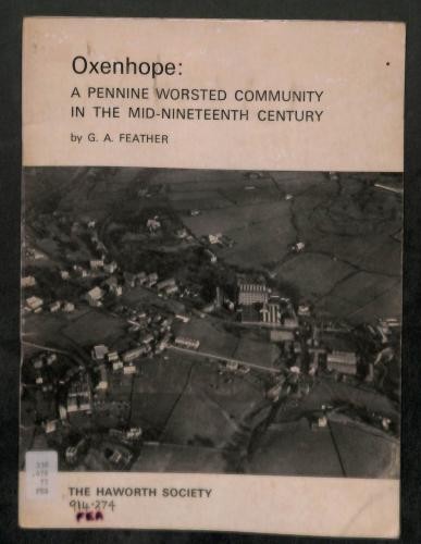 Oxenhope pennine worsted - oxenhope:, a