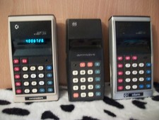 3 X Vintage Commodore Scientific Calculators GL-979D, GL987R, 796M - Free Post
