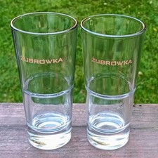 2 x Zubrowka Vodka Glass