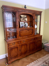 Yew Wood Display Cabinet, 7