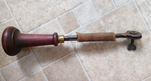 Antique leather working screw - leather,