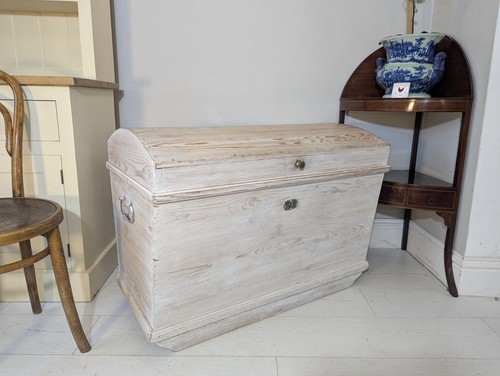Antique swedish pine dome top - antique,