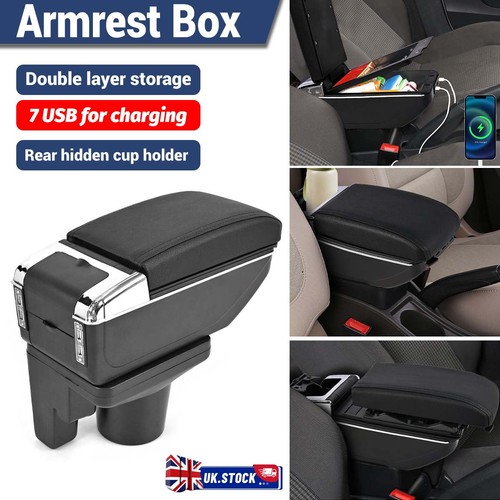 Car dual layer armrest - dual,