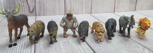 Vintage lot play animals - 9,