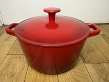 Cast Iron Enamel Red Cooking