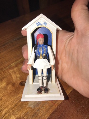 Vintage greek evsona soldier - evsona, w