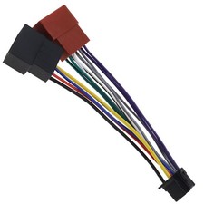 16 Pin Car Stereo Radio Cable ISO Wiring Harness Connector Adaptor for New Sony