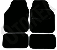 For FIAT 500 - 4PC UNIVERSAL NON-SLIP CAR FLOOR MATS COLOUR BINDING