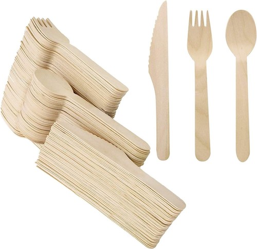 Disposable wooden cutlery - disposable,