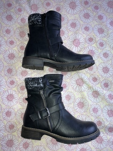 Ladies black pavers tex wool - ladies,