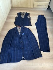 Suit LAMBRETTA BLUE CHECKED 3