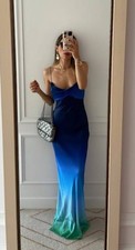 Rat & Boa Belize Blue Slip Maxi. Size Xs/ Au6-8/US2-4