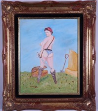 Unique Acrylic Folk Painting