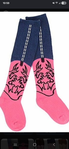 Boot leg socks - leg, baby