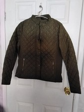 Size Medium Ladies KHAKI Lightweight Jacket Padded