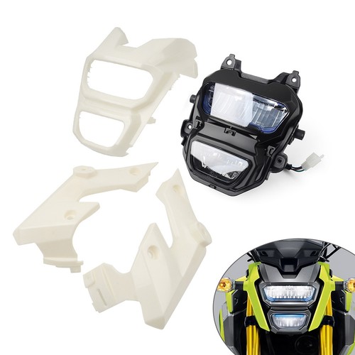 White led headlight front - white,