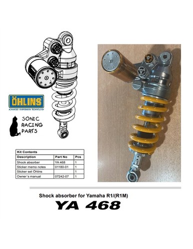468 mono rear shock - 468,