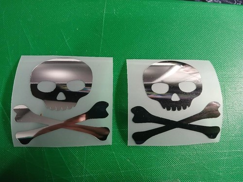 Skull crossbones vinyl - skull,