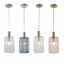 Ribbed Glass Design Ceiling