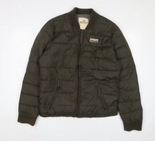Hollister Mens Green Puffer