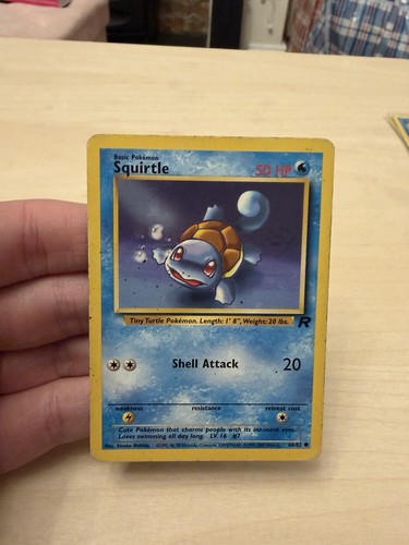 Pokemon tcg 1995 squirtle - pokemon,