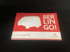 CITREON BERLINGO OWNER HANDBOOK 2015