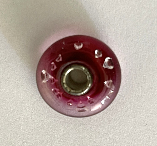 Trollbead pink diamond bead - -,