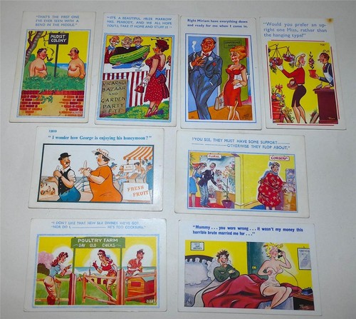 Vintage seaside humour saucy - vintage,