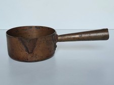 Antique Small Copper Saucepan