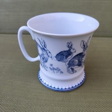 Vintage bunny Rabbit mug, Easter spring theme, Bavaria, W Germany