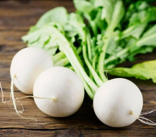 50 White Milan Turnip Seeds - Sow  Spring or Autumn for Winter Crop