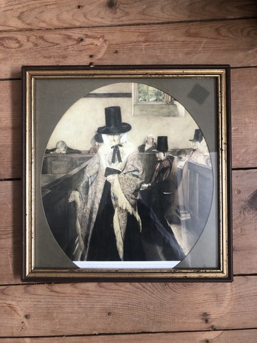 Devil the shawl framed - the,
