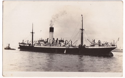 Automedon cargo vessel blue - vessel,