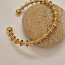 NEW 18K GOLD PLATED BAMBOO