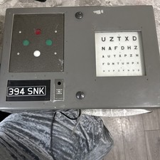 Vintage Opticians Eye Test Chart Wall Display Hamblin London Rare Collectable