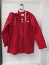 Vans Red Rain Jacket Coat Size Medium (Haw)