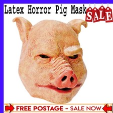 Halloween Scary Pig Mask Latex