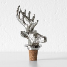 Set of 2 Stag Wine Bottle