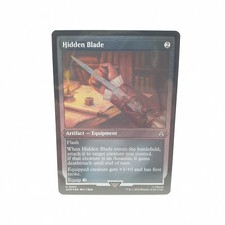 Hidden Blade Etched Foil 0257 Assassin's Creed ACR Magic the Gathering Card MTG