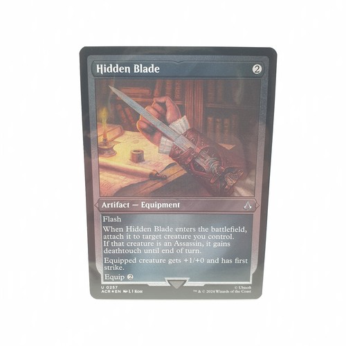 Hidden blade etched foil 0257 - blade,