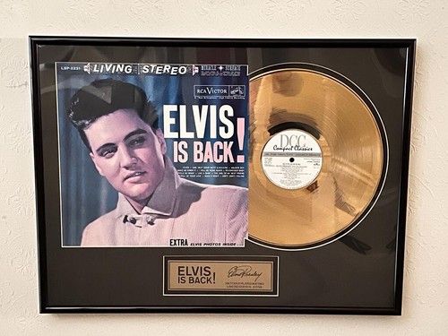 Elvis back framed 24kt - elvis, back!