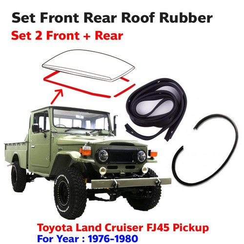 Roof rubber seal - rubber, rear