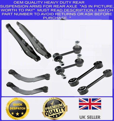 Rear axle suspension arm - rear, kit