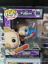 FUNKO POP! Game Funko Fusion Shawn Of The Dead Shawn Signed COA Simon Pegg #996