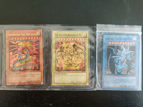 Yugioh egyptian gods card 1st - card,