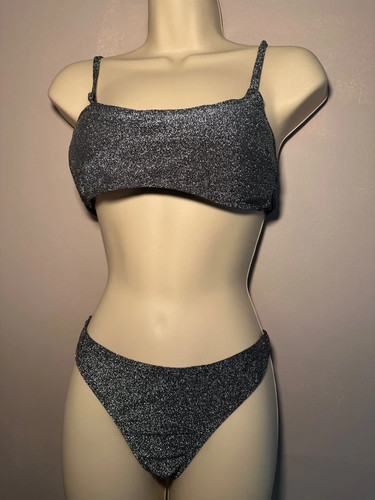 New look silver glitter - new,