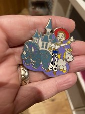 Disney Parks Exclusive TOY STORY 3 JESSIE TRIXIE BUTTERCUP MAGIC CASTLE Pin