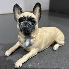 Rare Eve Pearce Pottery French Bulldog Signed