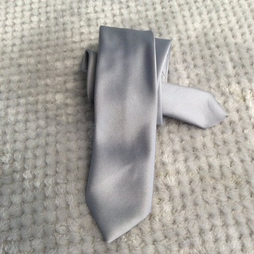 Primark silver grey tie - silver/grey,