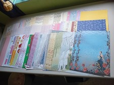 Various Background Papers 130 Sheets Card Making Crafting Scrapbooking